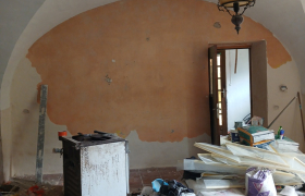 Rénovation en crépie hydraulique et finition graisée 